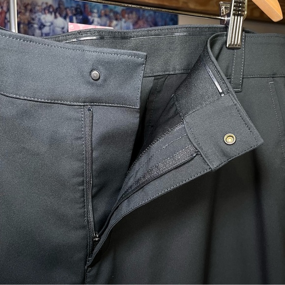 Nike Dri Fit Black Tech Performance Golf Active Pants Gripping Waistband‎ Casual - Picture 6 of 13